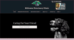 Desktop Screenshot of hilltownsvetclinic.com